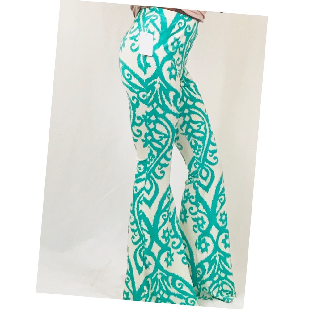 Aqua Boot Leg Flare Pants